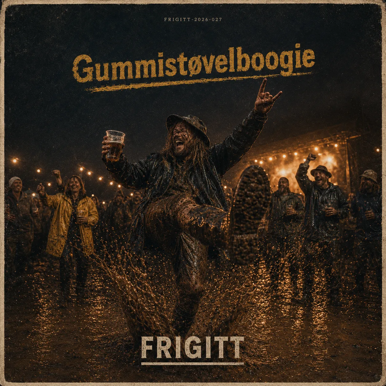 Omslag til Gummistøvelboogie av Frigitt